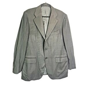 Luciano Barbera Sartoriale 100% Cashmere Blazer BLACK Italy EU52 US‎ 42R